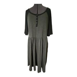 Torrid Raglan Skater Dress Sz 2X